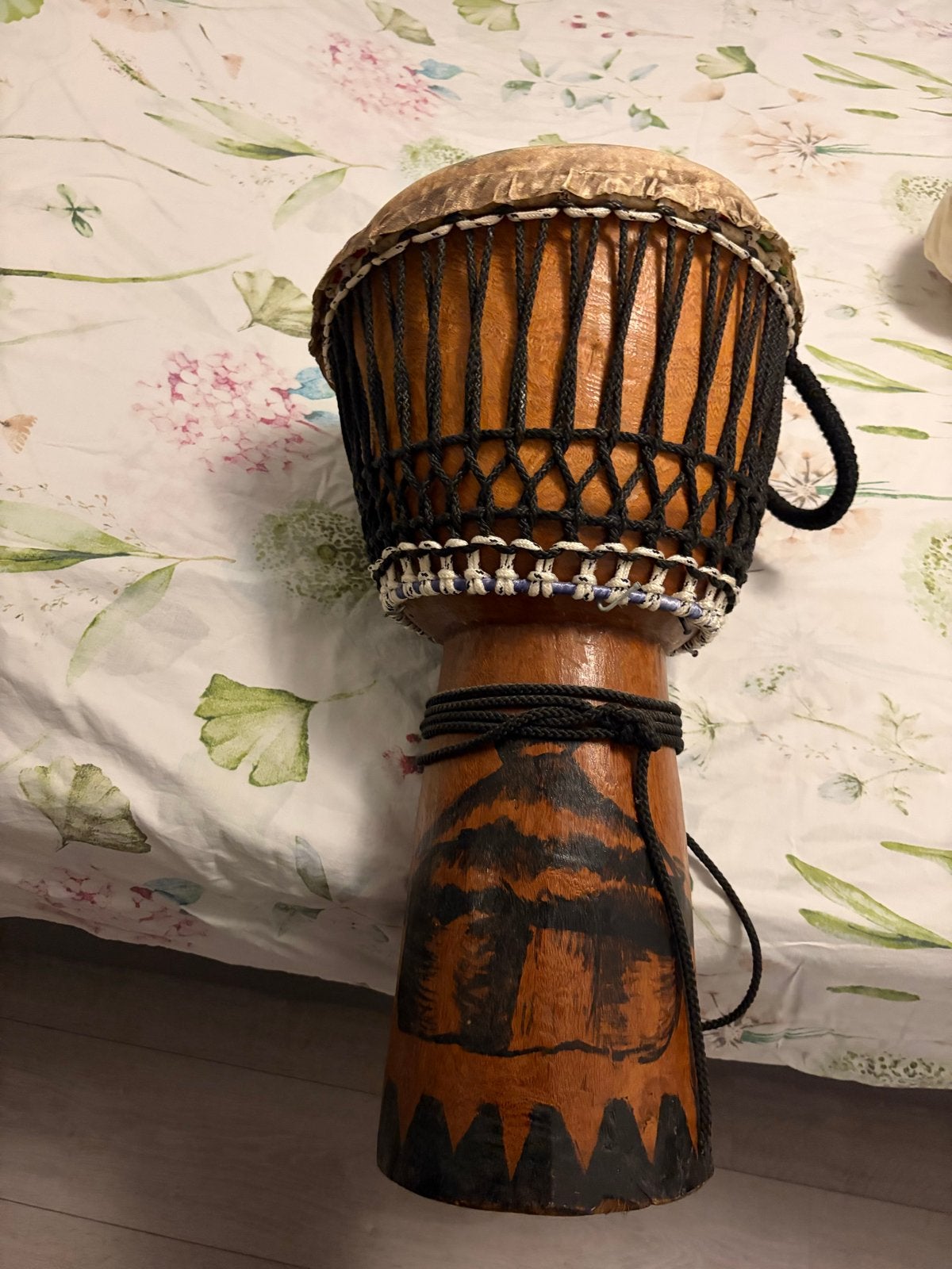 Mooie handgemaakte Djembe trommel, Ophalen, Gebruikt, Overige merken