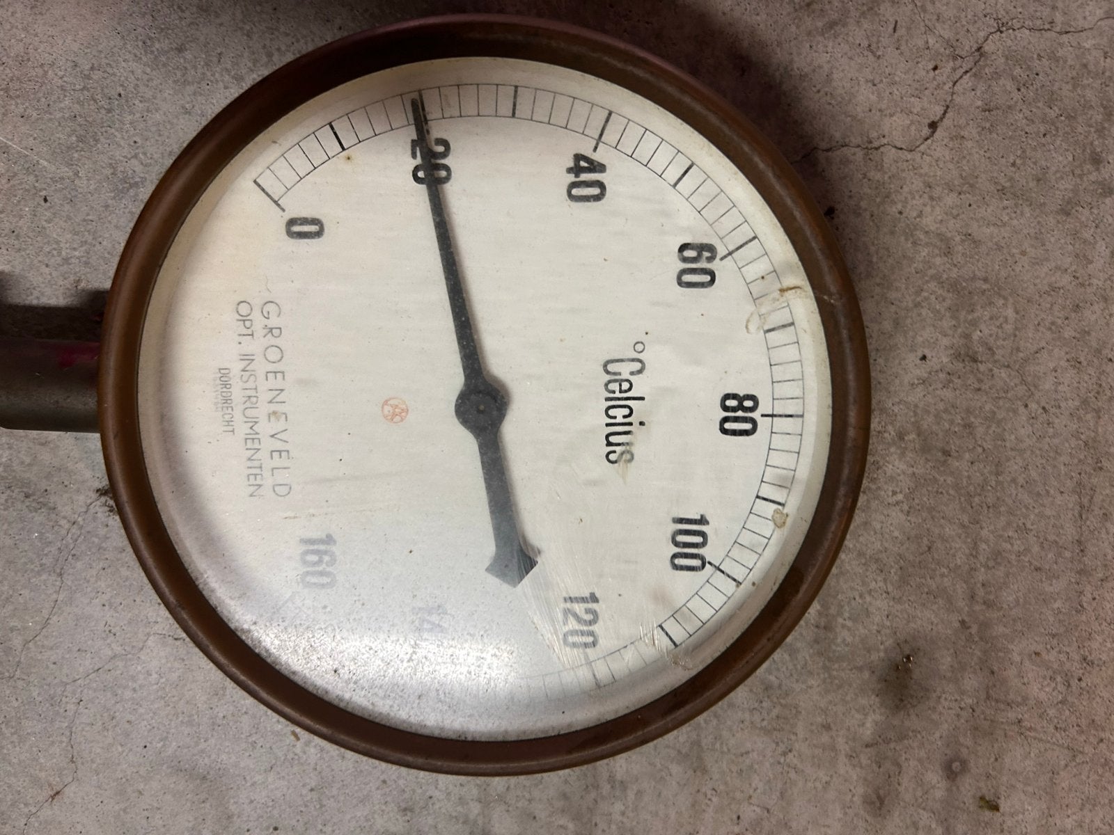Instrumenten Celsius Graan Thermometer, Antiek en Kunst, Ophalen