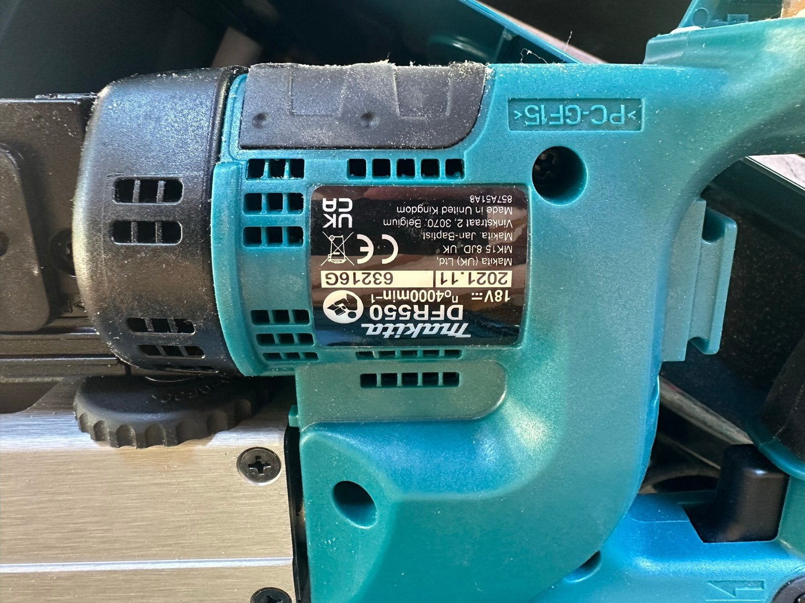 Makita Bandschroefmachine DFR550 voor gipsplaten en plaatmat, Ophalen, Gebruikt, Variabele snelheid, Boor- en Schroefmachine