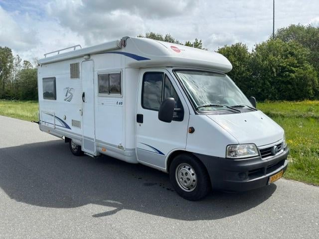 Fiat Ducato 2005 Burstner camper 2.8JTD, Caravans en Kamperen, Campers, Ringverwarming, Afzuigkap, Fiat, 6 tot 7 meter