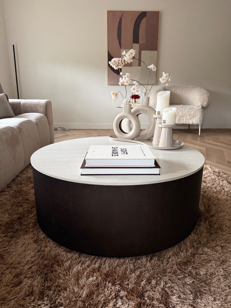 Salontafel, Huis en Inrichting, Ophalen, 50 tot 100 cm, Rond, Nieuw