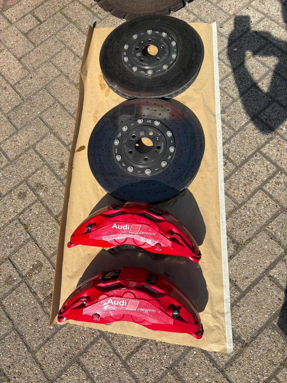 Audi Rs6 C8 2023 keramische remmenset voorzijde, Ophalen, Nieuw, Audi