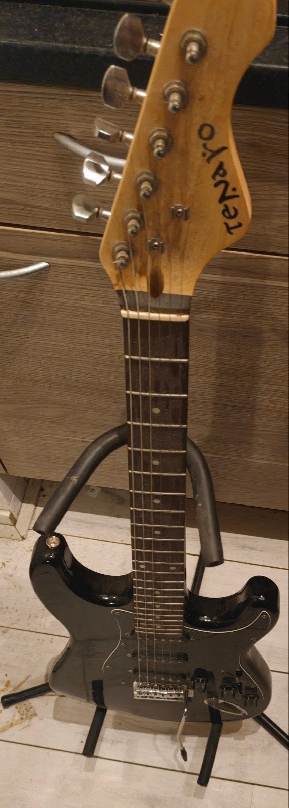 Tenayo gitaar met versterker, starter elektrische gitaar, Muziek en Instrumenten, Overige merken, Gebruikt, Met versterker, Ophalen of Verzenden