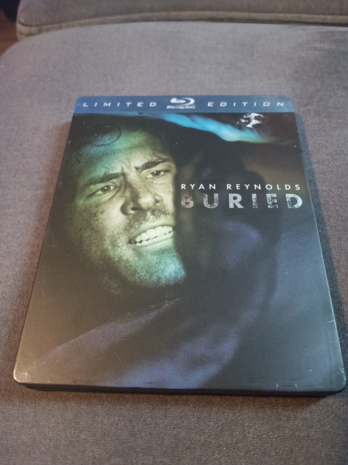 Buried steelbook - bluray, Cd's en Dvd's, Blu-ray, Ophalen of Verzenden, Zo goed als nieuw, Actie
