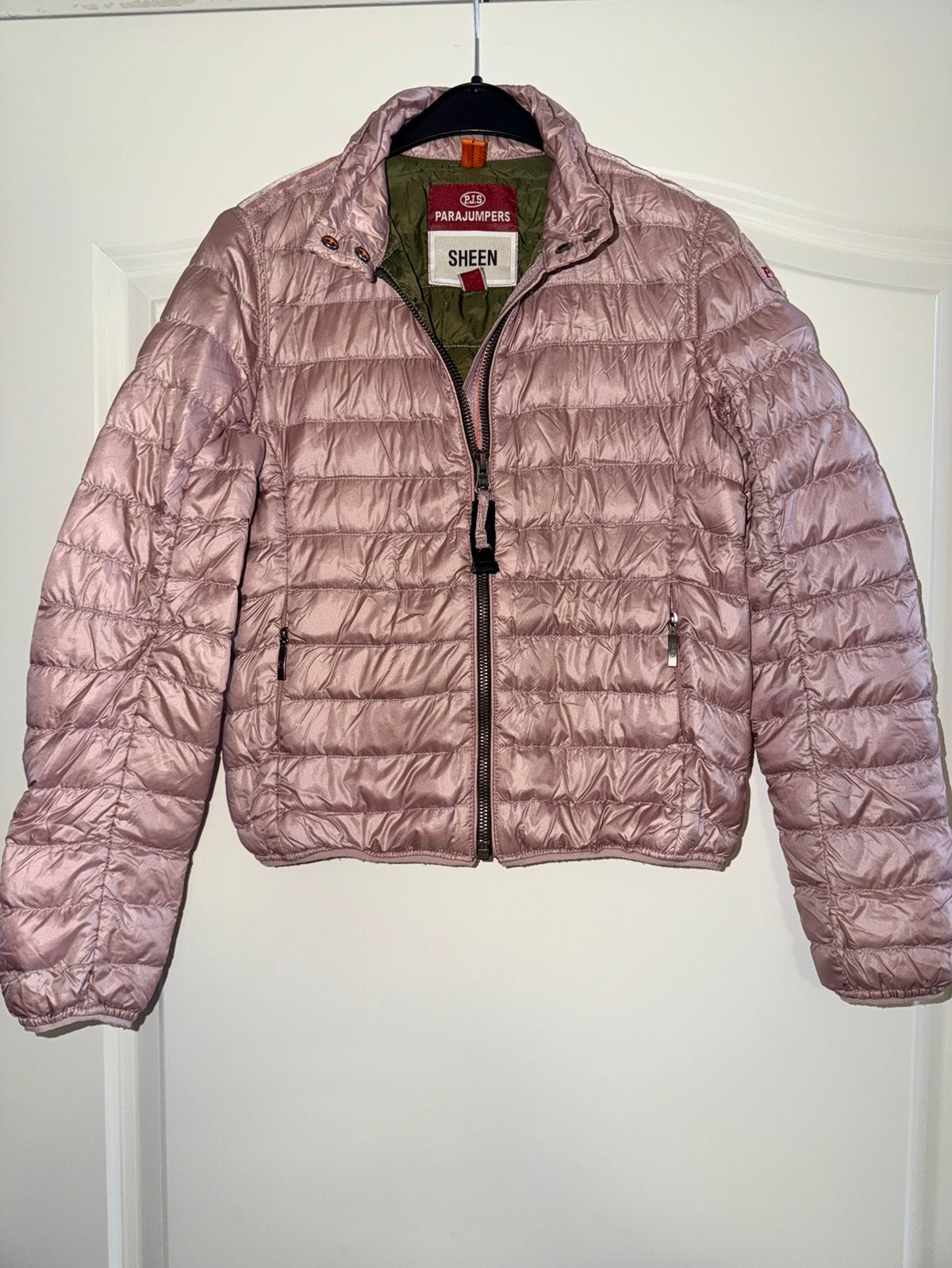 Parajumpers Sheen donsjas roze maat 10 (140, Ophalen of Verzenden, Zo goed als nieuw, Meisje, Jas