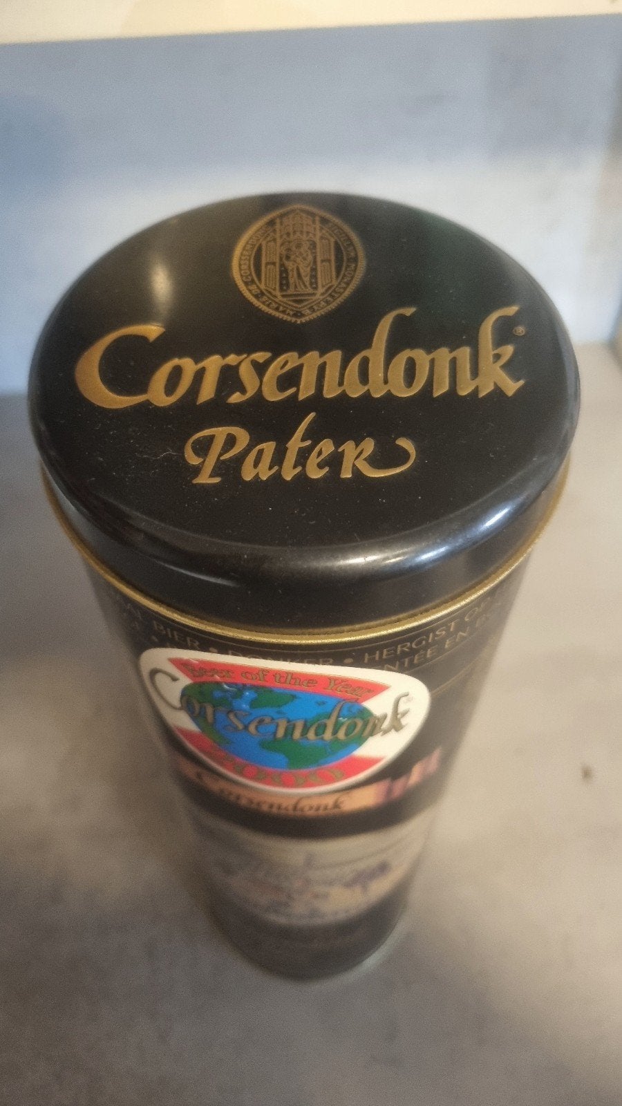 Corsendonk 75cl + koker: Beer of the Year 2000, tht '01, Verzamelen, Ophalen of Verzenden, Zo goed als nieuw, Flesje(s), Overige merken