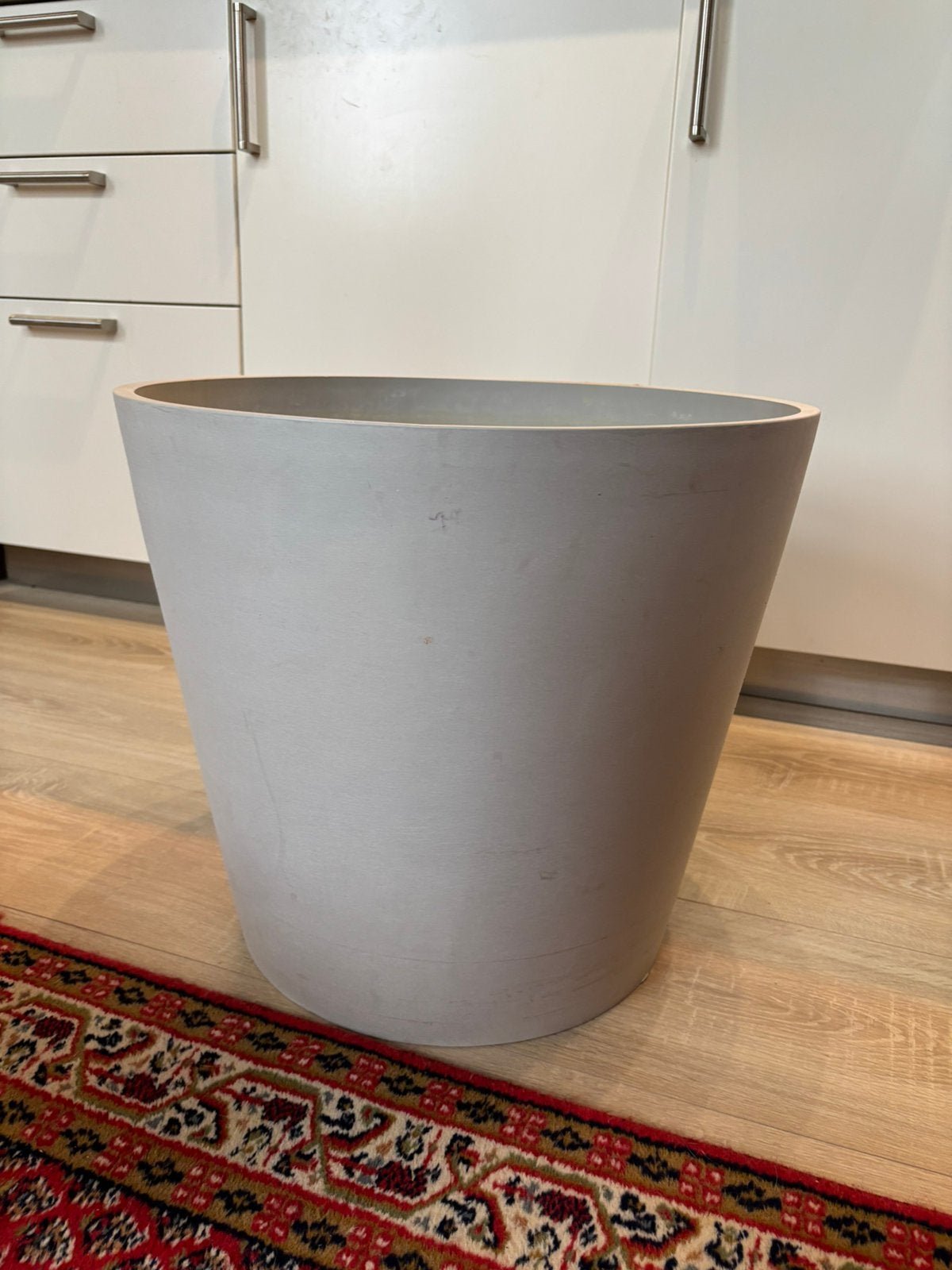 Ecopots Amsterdam 50 bloempot Grey, Tuin en Terras, Ophalen, Kunststof, Gebruikt, Balkon