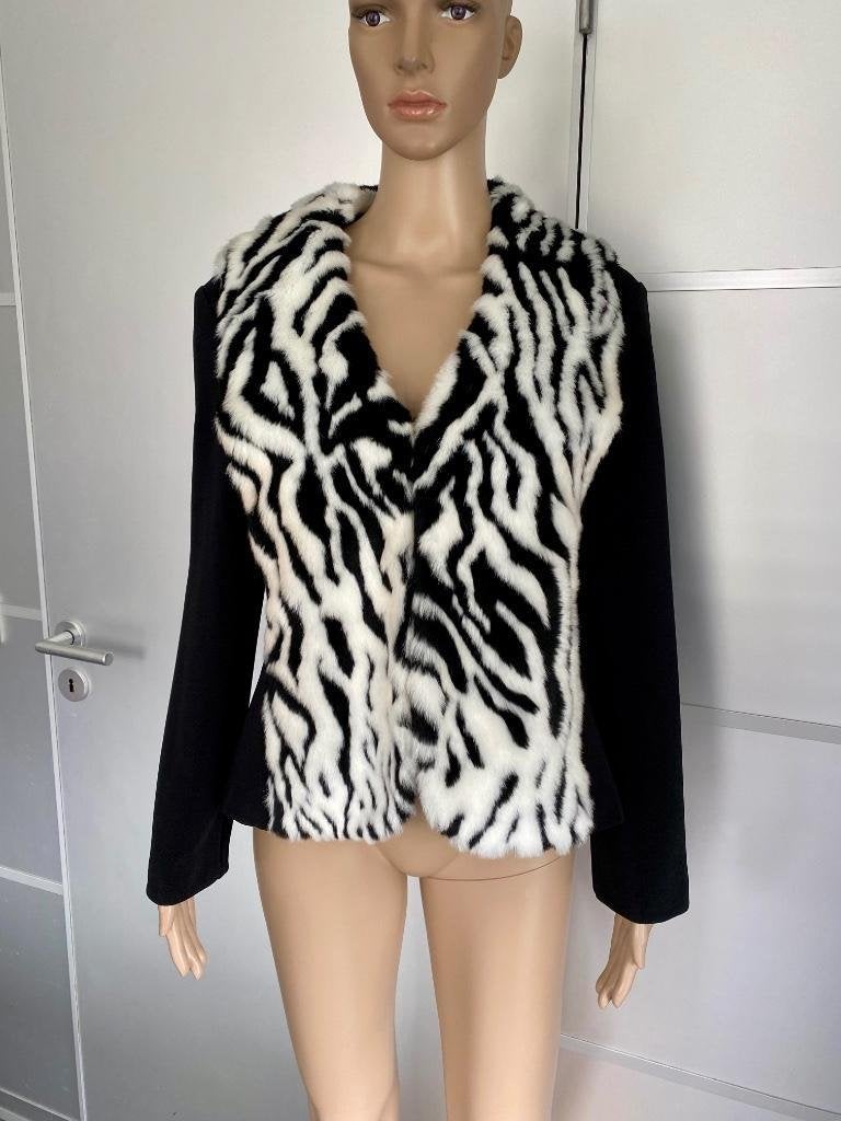 H729 Joseph Ribkoff: mt. 38=M bont-jasje blazer colbert vest, Kleding | Dames, Jasjes, Kostuums en Pakken, Maat 38/40 (M), Zwart