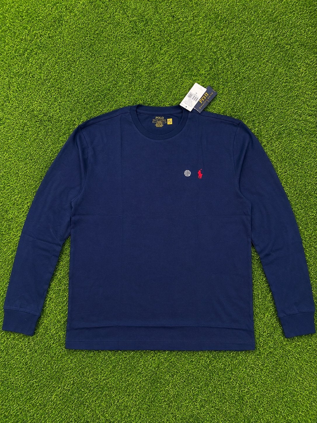 Polo Ralph Lauren Longsleeve blauw- nieuw, Ophalen of Verzenden, Nieuw, Maat 52/54 (L), Blauw