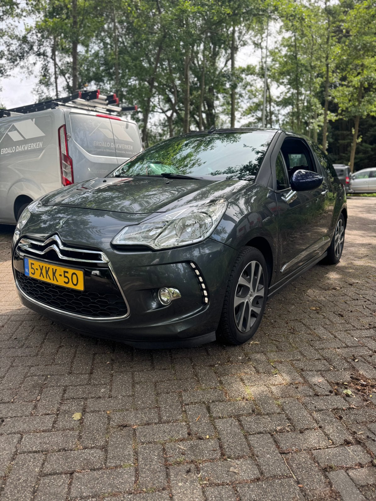 Citroën DS3 1.2 VTI Cabrio 2014 Grijs (nw distributieriem!), Auto's, Citroën, Particulier, DS3, Adaptieve lichten, Airbags, Airconditioning