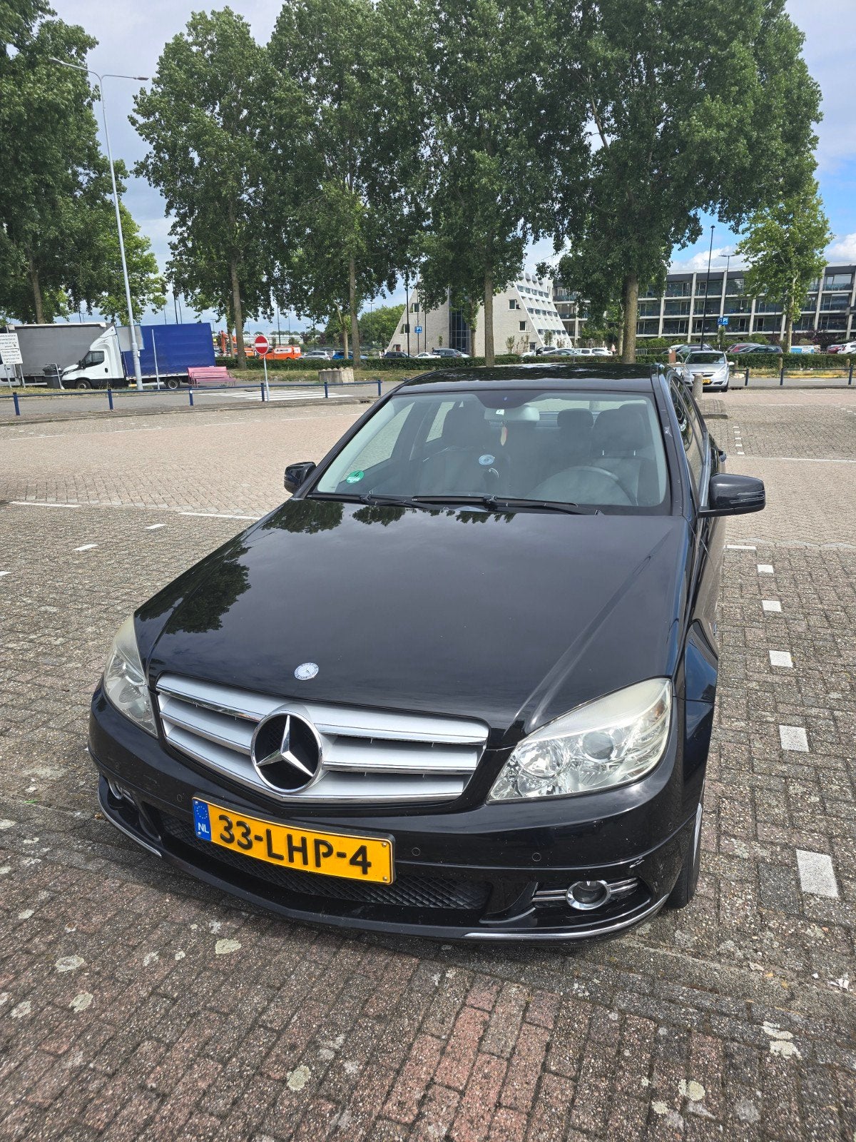 Mercedes-Benz C-Klasse 1.6 C180 Kompr. Sedan 2010 Zwart, Zwart, 75 €/maand, Handgeschakeld, Particulier