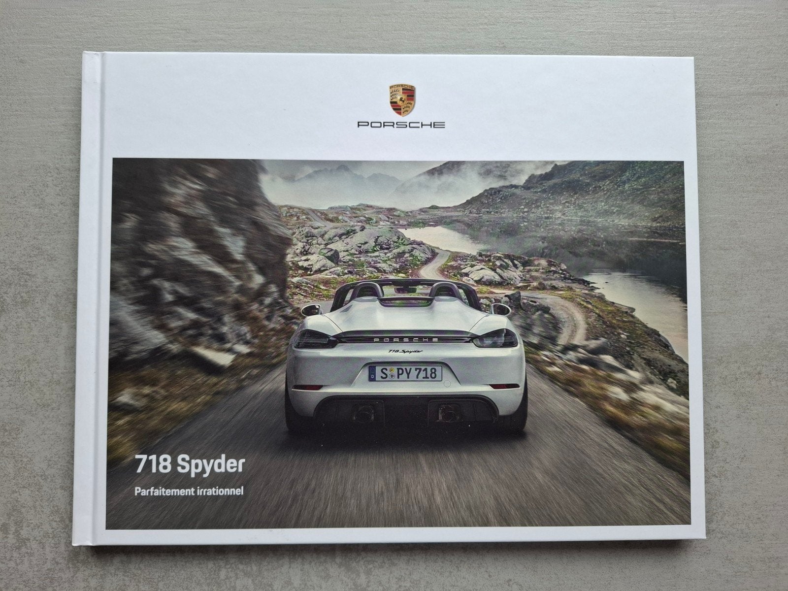 Porsche 718 Spyder hardcover brochure - 2020, Boeken, Ophalen of Verzenden, Nieuw, Porsche