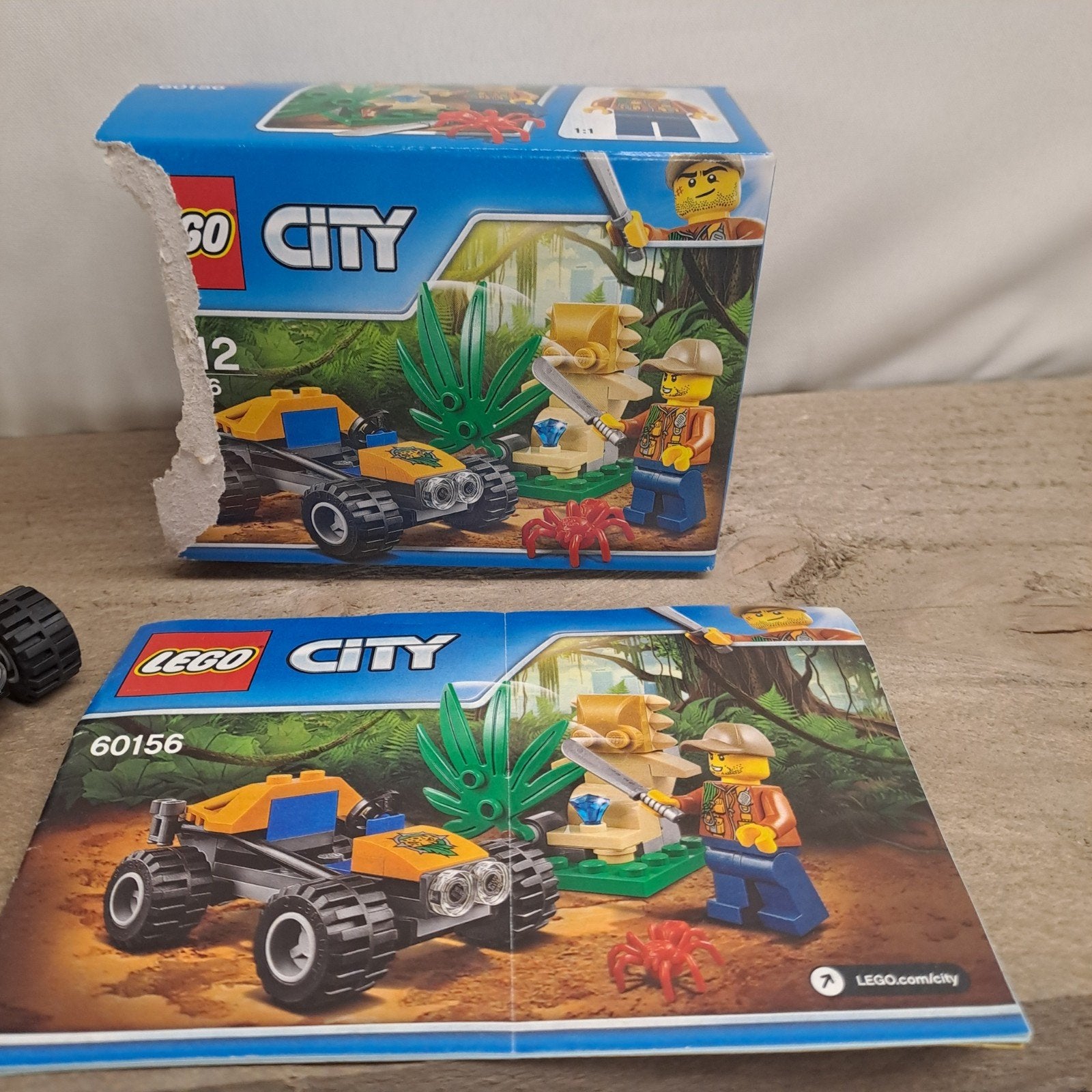 Lego City Jungle Buggy 60156 - Compleet met doos en boekje, City, Inclusief instructies, Lego, Ophalen of Verzenden