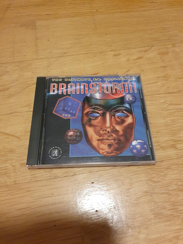 Brainstorm! PC CD-ROM - The Ultimate I.Q. Challenge, Puzzel en Educatief, 1 speler, Ophalen of Verzenden, Zo goed als nieuw