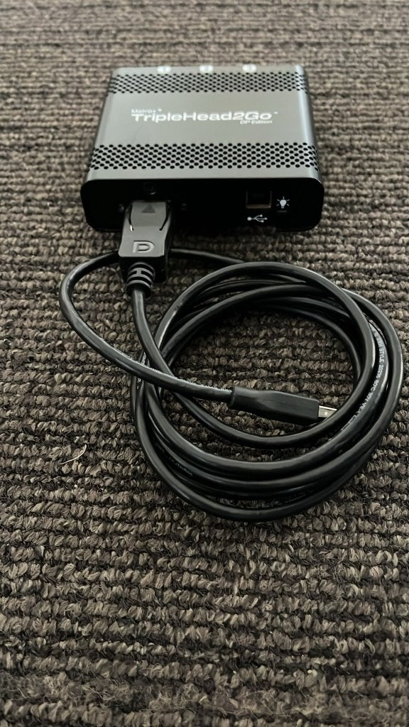 Matrox TripleHead2Go DP Edition (incl mini-DP naar DP-kabel), Ophalen of Verzenden, Zo goed als nieuw
