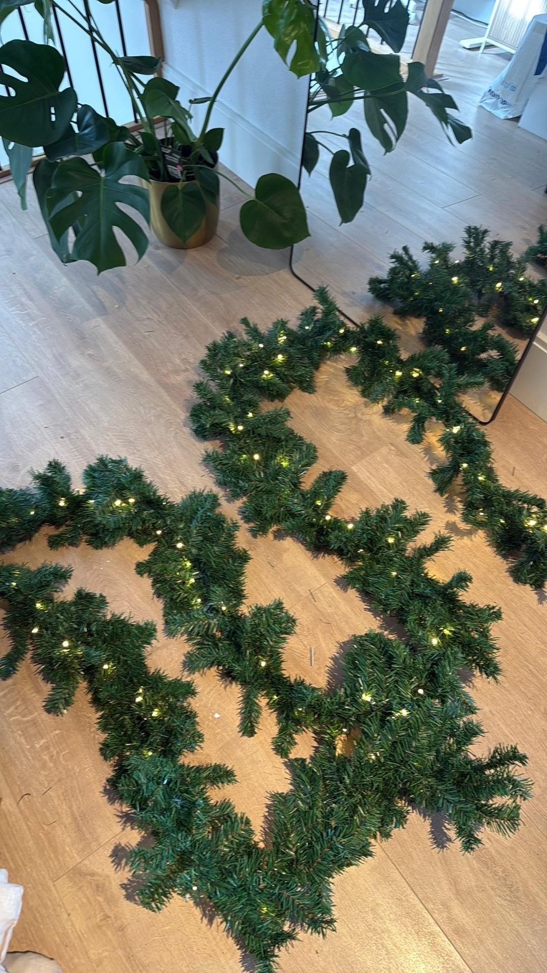 Nieuw! Kerst Guirlande met licht, Diversen, Ophalen of Verzenden, Nieuw