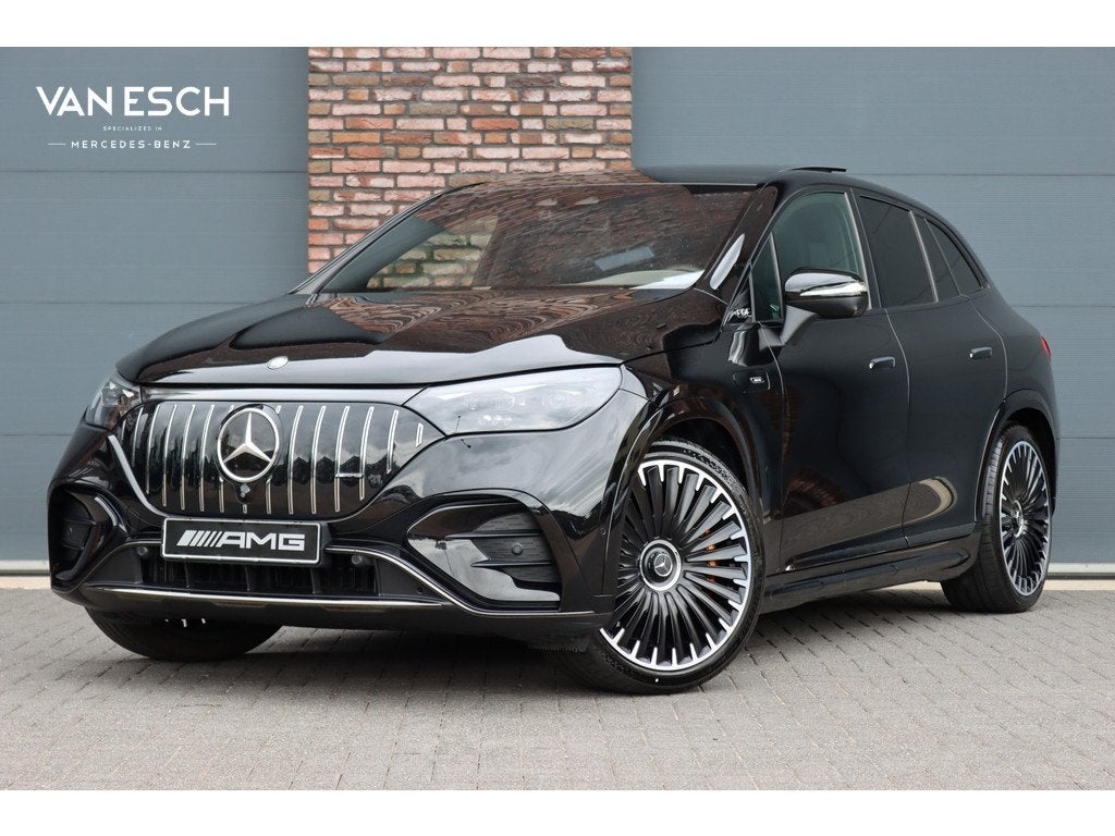 Mercedes-Benz EQE SUV AMG 43 4MATIC Premium+ 91 kWh | Kerami, Auto's, Mercedes-Benz, 468 km, Zwart, 750 kg, 5 stoelen