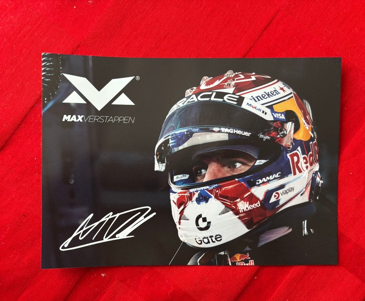 Max Verstappen kaart, Ophalen of Verzenden, Zo goed als nieuw