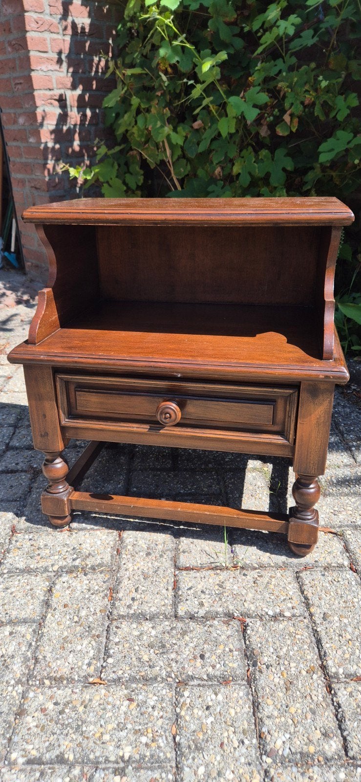 Vintage Selva Nachtkastje/Bijzettafel/telefoontafel, Ophalen