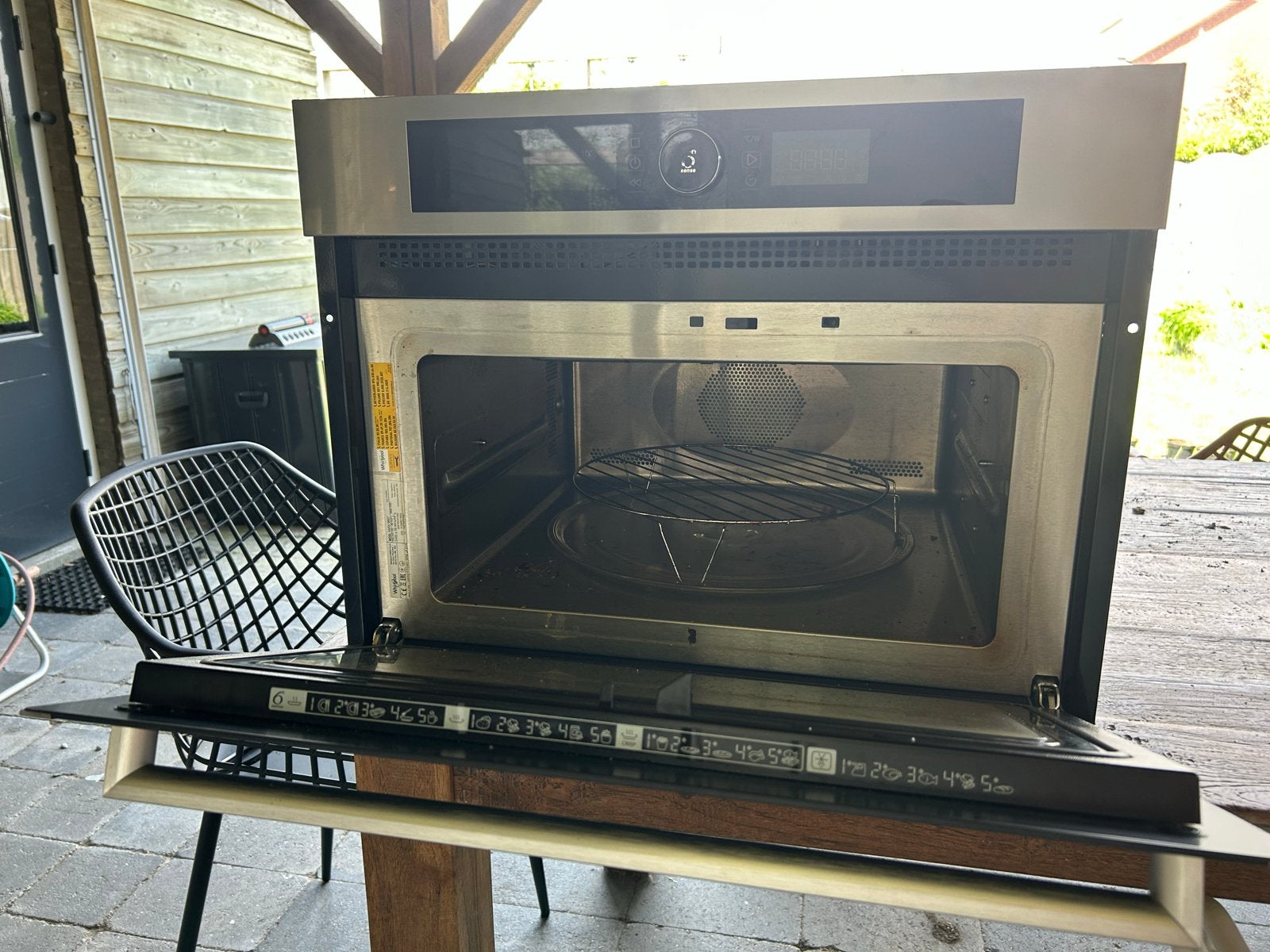 Defecte combi-oven (magnetron werkt), Witgoed en Apparatuur, Ophalen, Whirlpool, Combi-oven, Inbouw