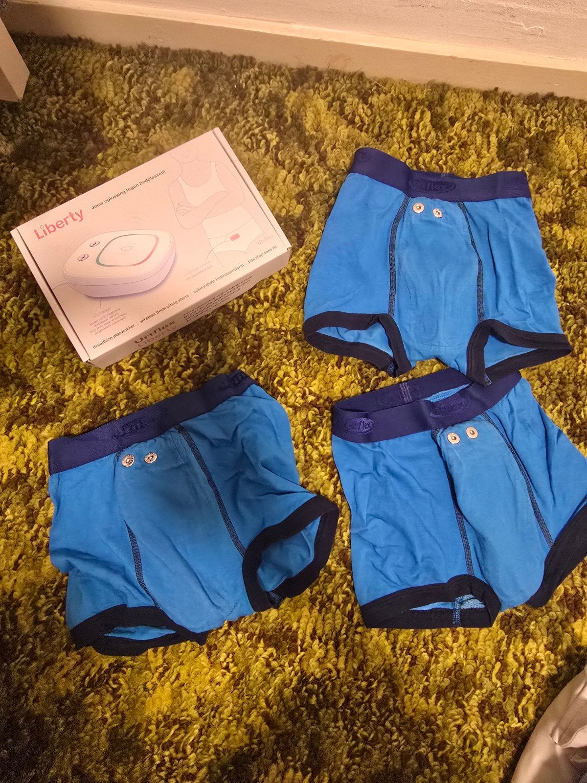 Liberty plaswekker met 3 boxershorts, Ophalen of Verzenden, Zo goed als nieuw