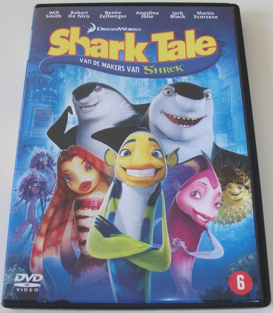 Dvd *** SHARK TALE ***, Avontuur, Ophalen of Verzenden, Zo goed als nieuw, Vanaf 6 jaar