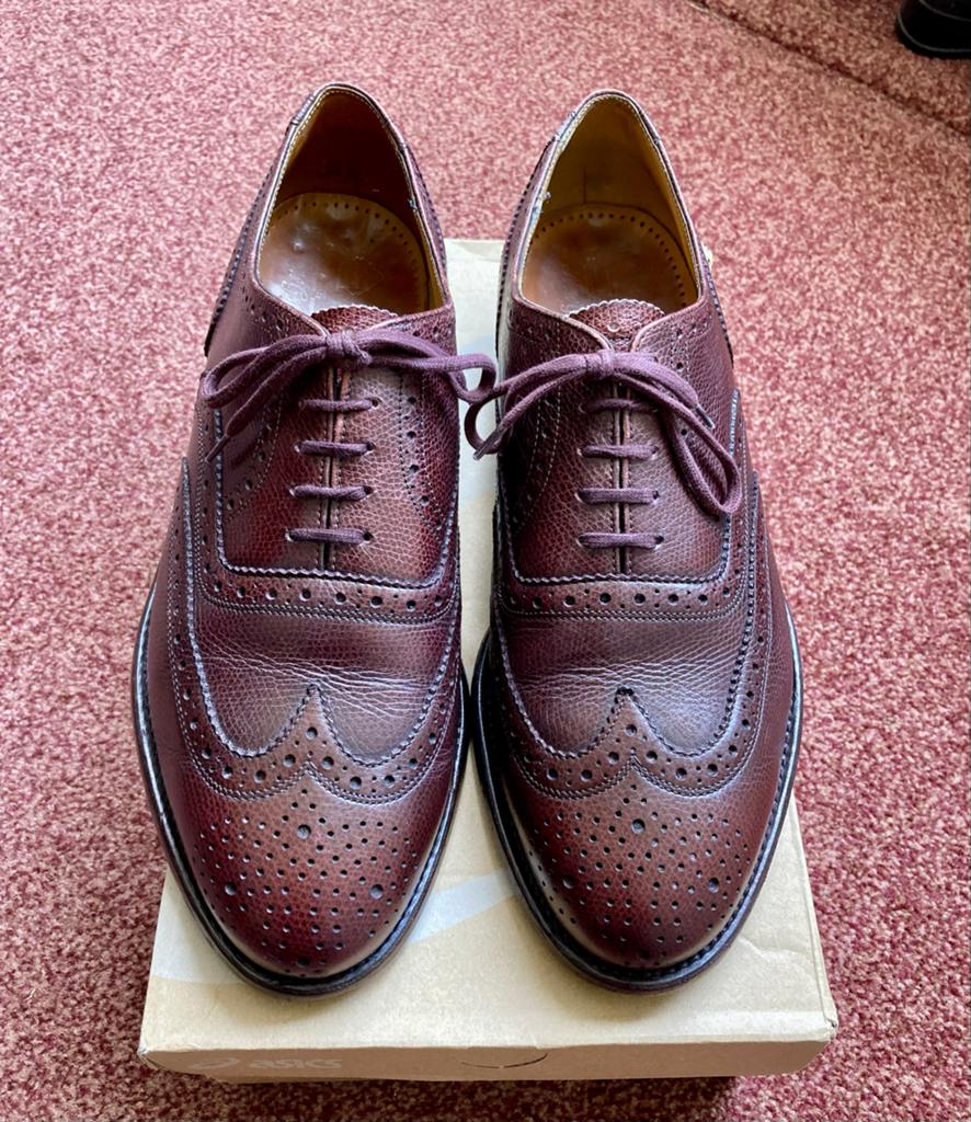 Van Bommel Brogues Bordeaux - Maat 7, Kleding | Heren, Schoenen, Overige kleuren, Ophalen of Verzenden, Van Bommel, Gedragen