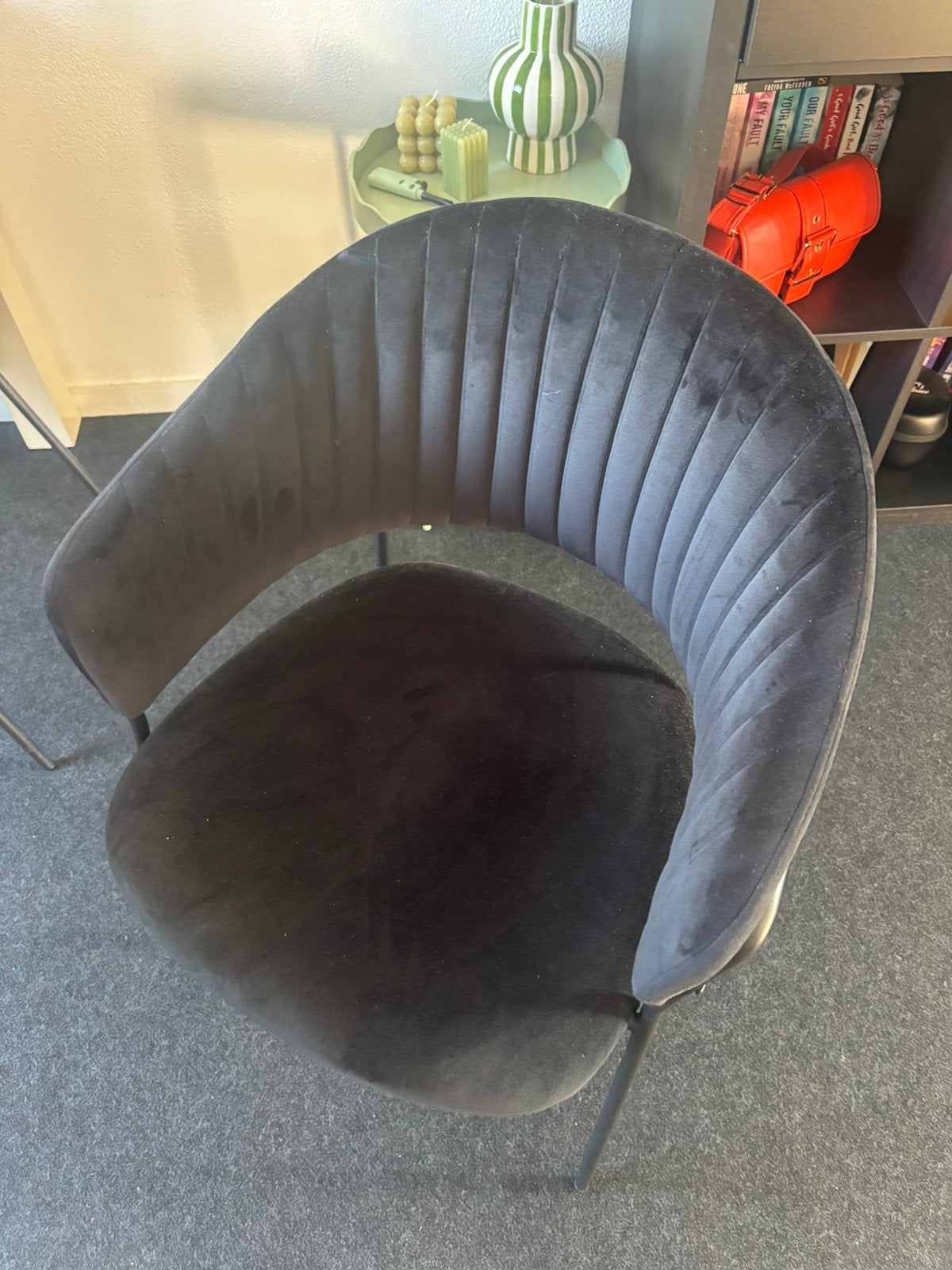 Set van 4 eetkamerstoelen, Ophalen, Zo goed als nieuw, Minder dan 75 cm, 50 tot 75 cm