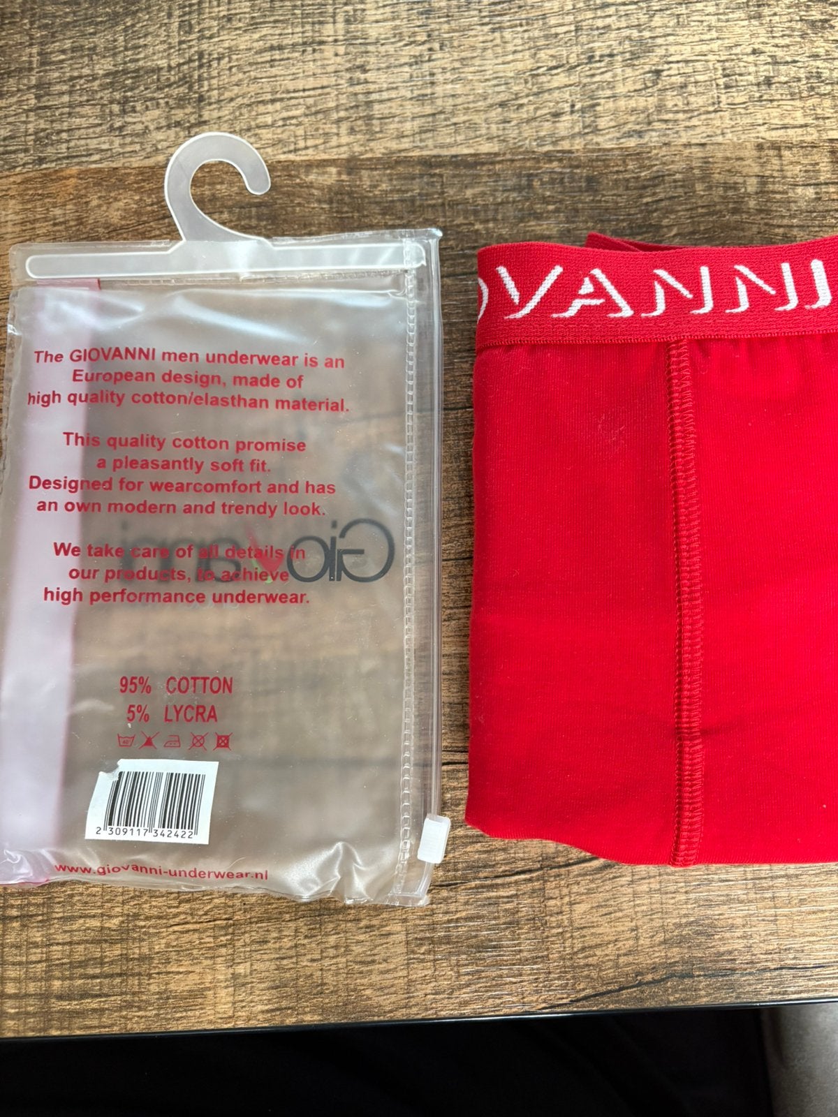 Giovanni boxershort XL, Kleding | Heren, Ophalen, Rood, Boxer
