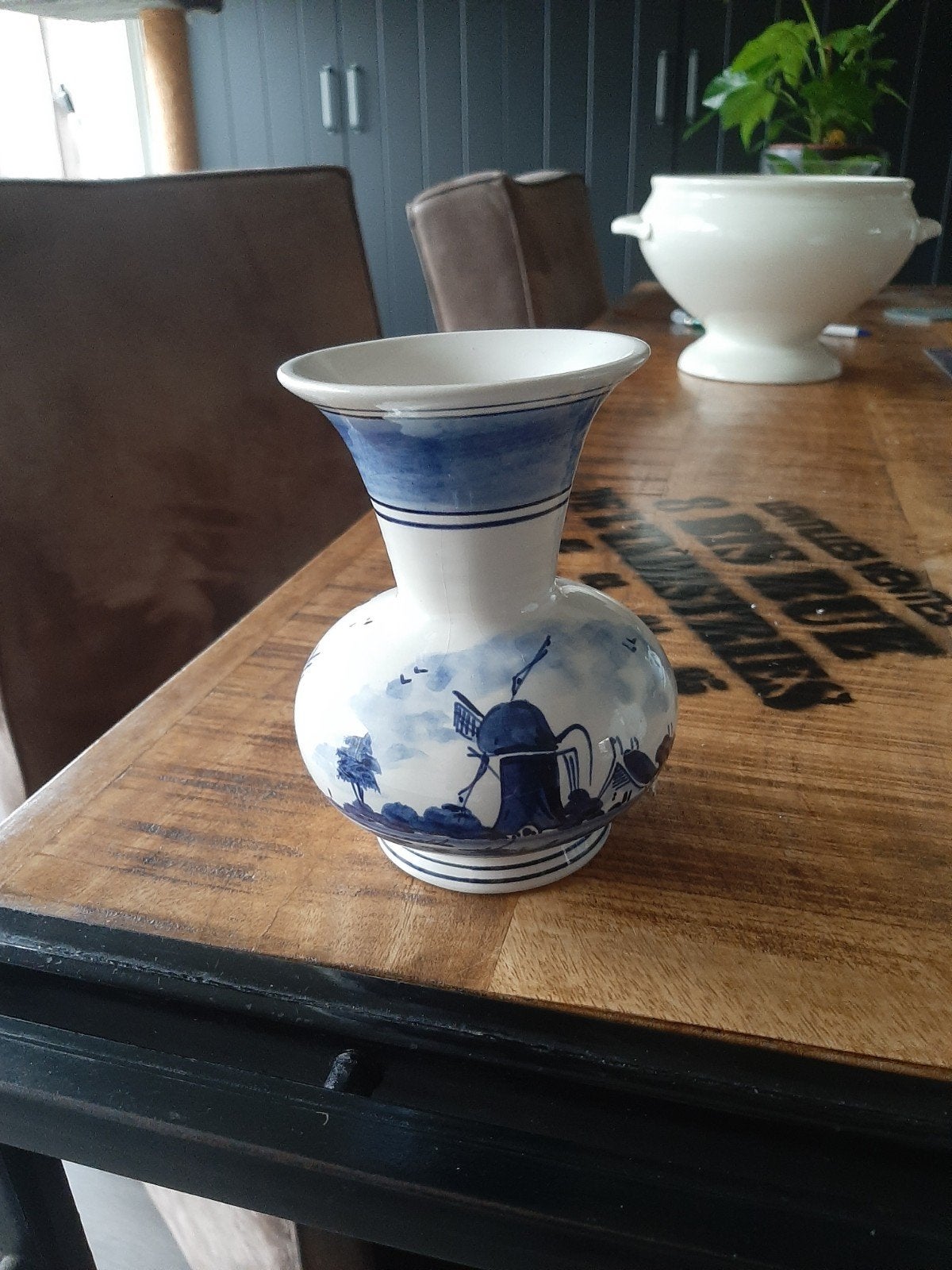 mooi delftsblauw vaasje en meer 4.95 pst, Ophalen
