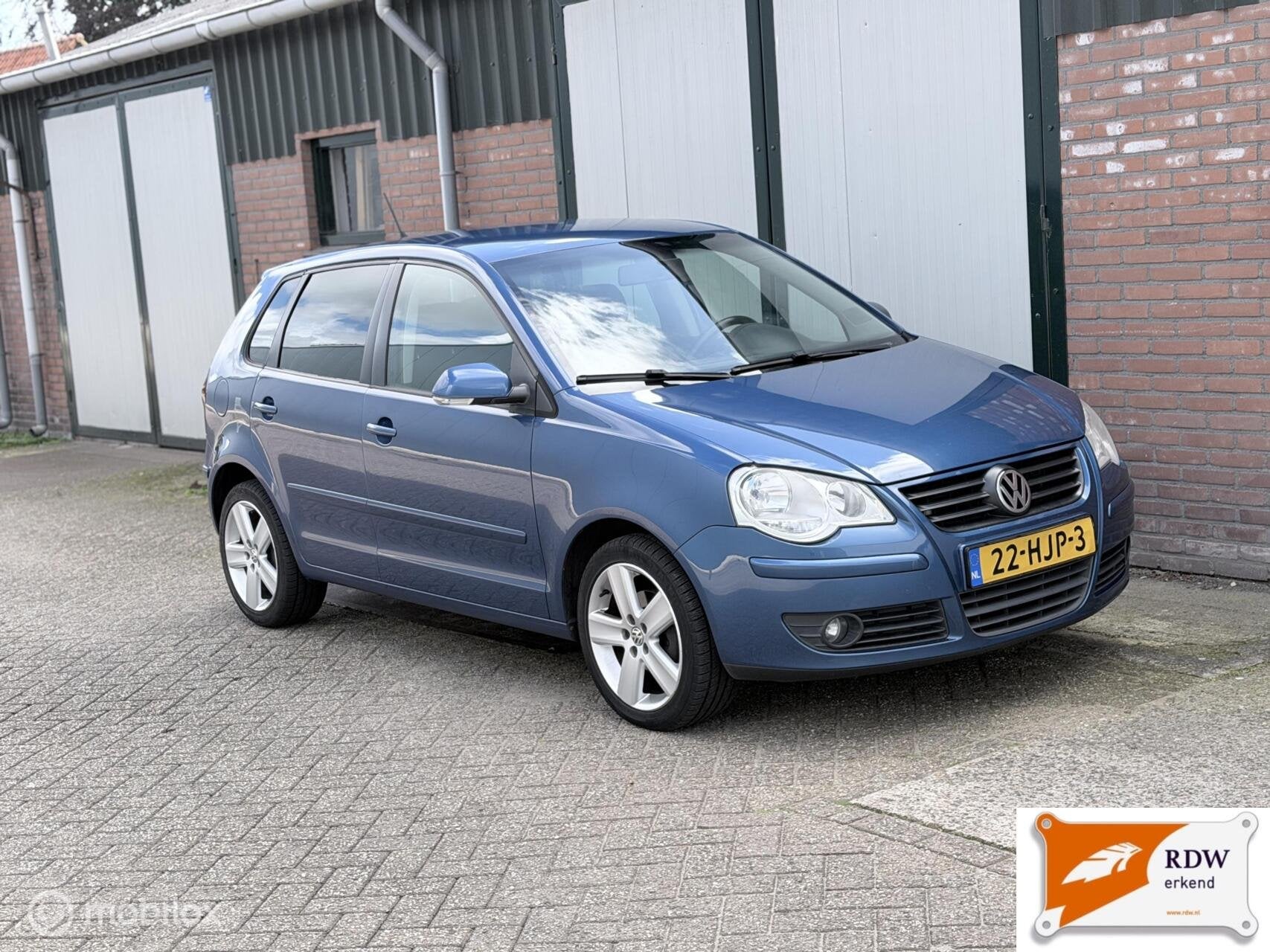 Volkswagen Polo 1.4-16V Edition NAP/AIRCO/APK/BEURTJE GEHAD, Voorwielaandrijving, 4 cilinders, Blauw, Bedrijf