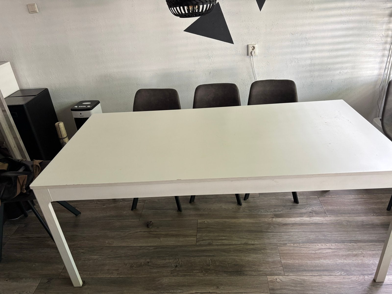 Uitschuifbare eettafel voor 6 tot 10 personen, Ophalen, Gebruikt, 50 tot 100 cm, Vijf personen of meer