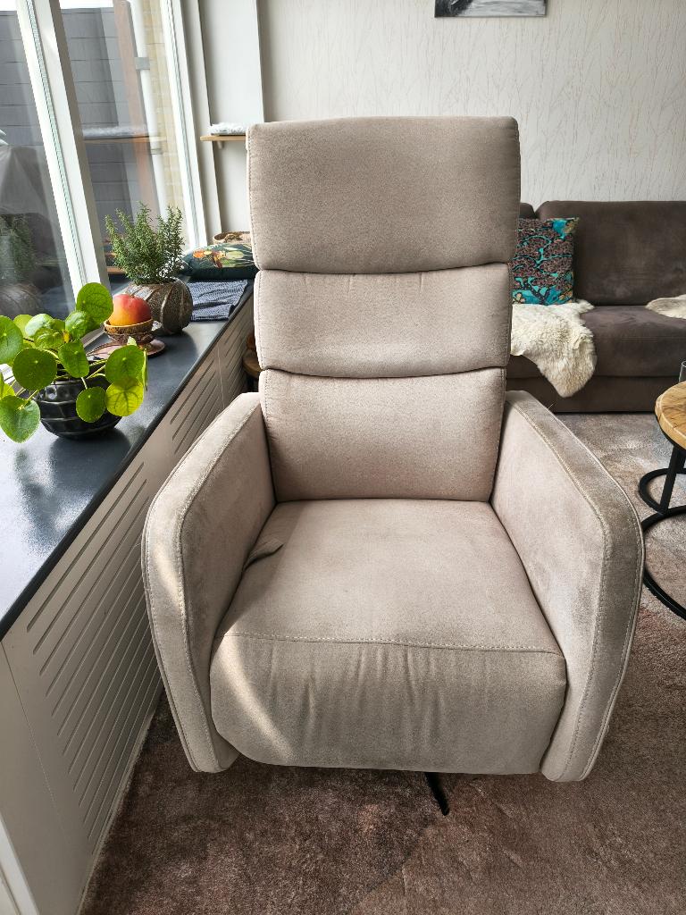 Relax stoel fauteuil, Huis en Inrichting, Fauteuils, Ophalen, Gebruikt, Minder dan 75 cm, 50 tot 75 cm