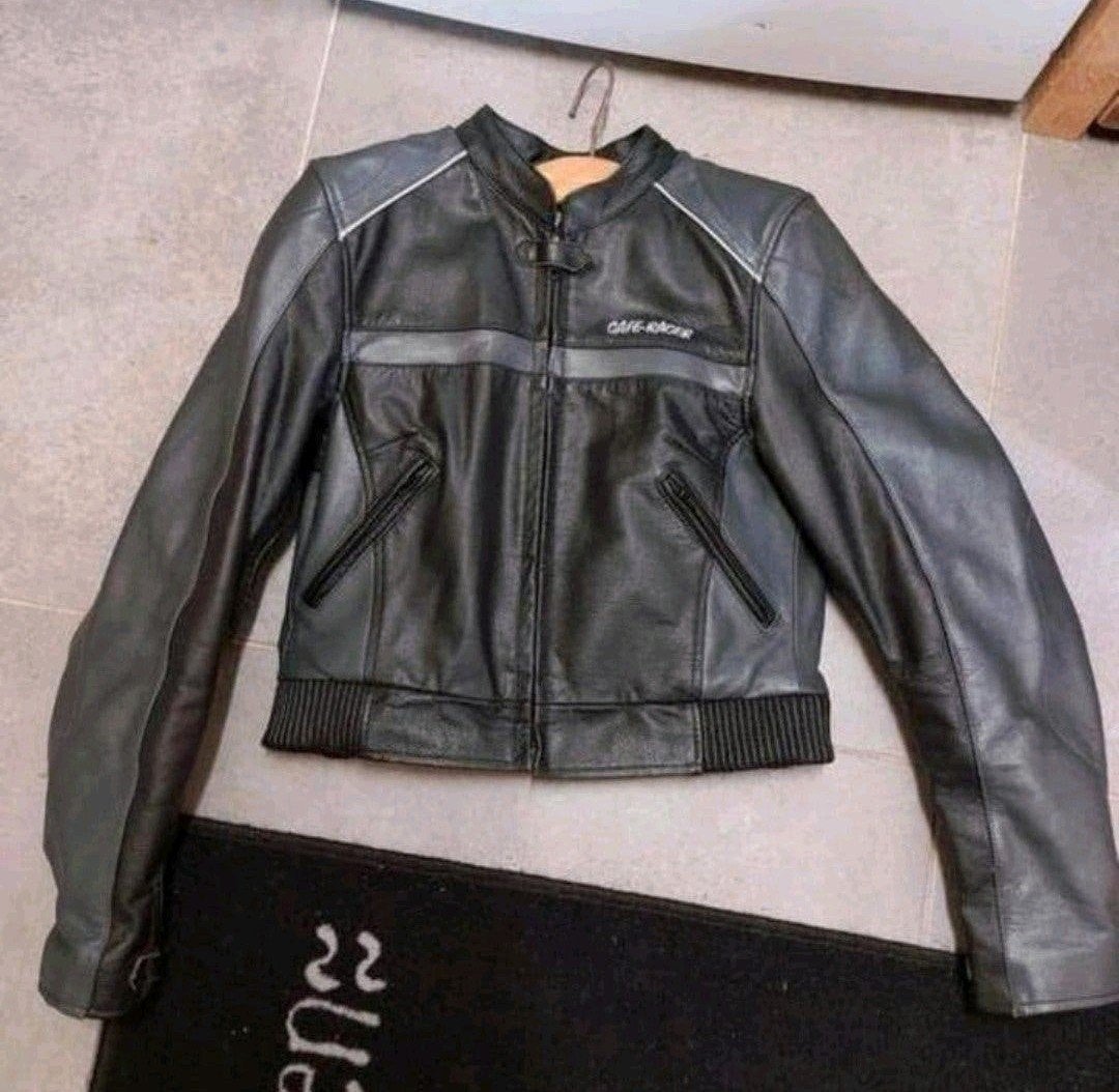 Caferacer jas jack motorjack leren maat 38 s, Cafe-Racer, Jas | leer, Ophalen of Verzenden, Dames