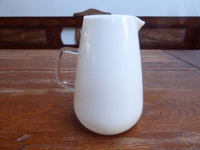 Vintage opaline kannetje, schott & gen mainz jena glas