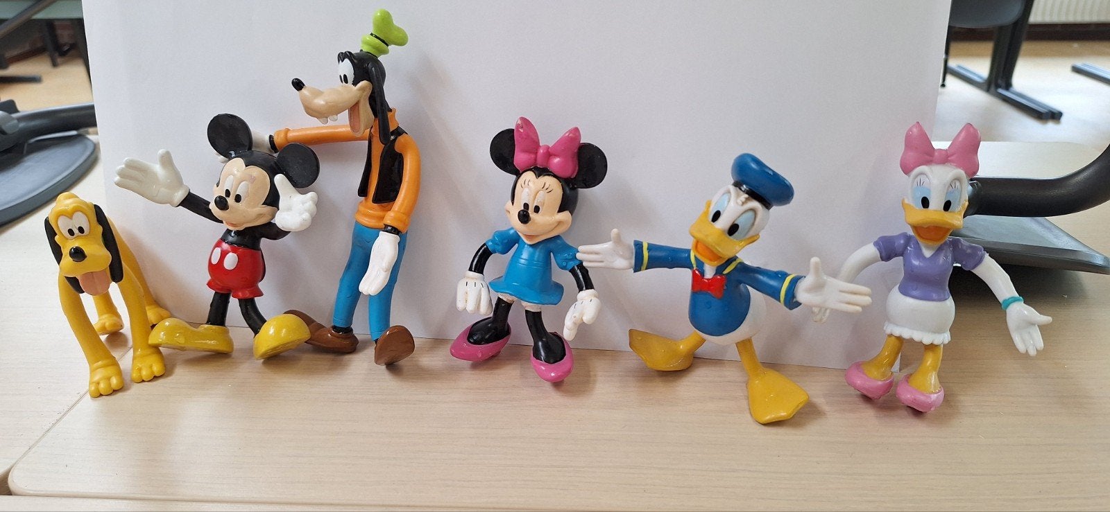 Disney Figuren set Donald Duck Mickey Mouse, Ophalen of Verzenden, Mickey Mouse, Beeldje of Figuurtje
