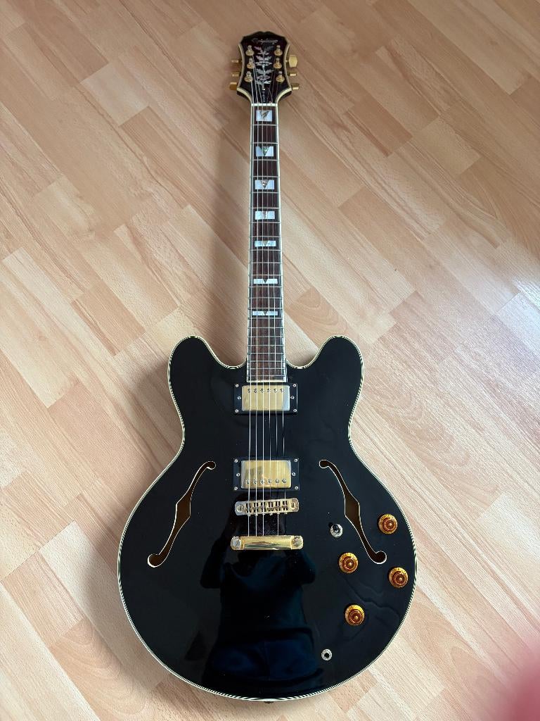 Te koop/Ruil: Epiphone Sheraton - B 1994 Korea, Muziek en Instrumenten, Ophalen, Gebruikt, Semi-solid body, Epiphone