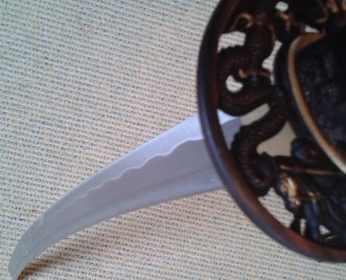 Scherp damast katana zwaard, samurai, sabel, mes, dolk, Verzamelen, Militaria | Algemeen, Ophalen of Verzenden, Overige soorten