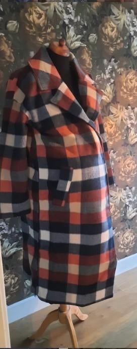 Zwangerschaps jas ruiten positiejas maat 48 nieuw, Kleding | Dames, Bonprix, Blauw, Maat 46/48 (XL) of groter, Nieuw