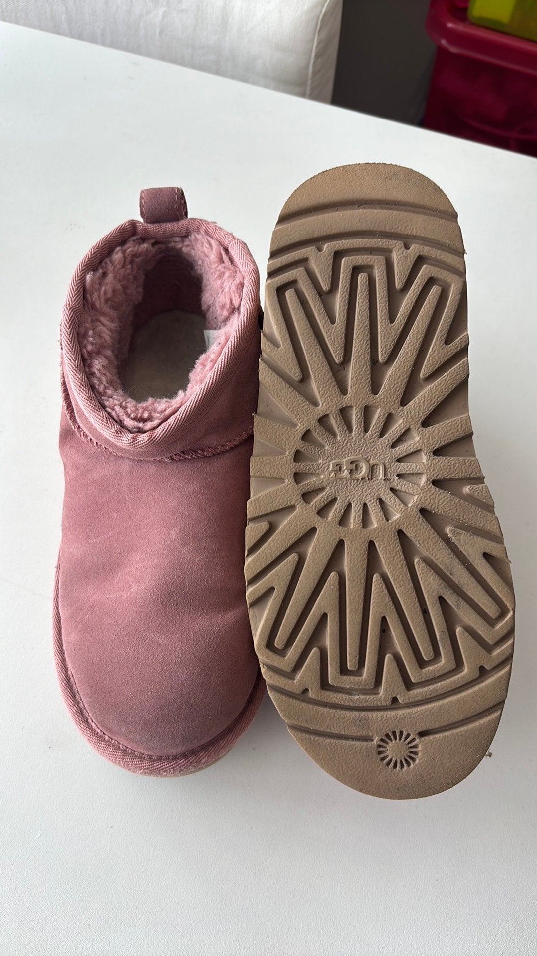 Roze ugg maat 35 origineel, Kleding | Dames, Schoenen, Ophalen of Verzenden, Gedragen, Roze, Overige typen