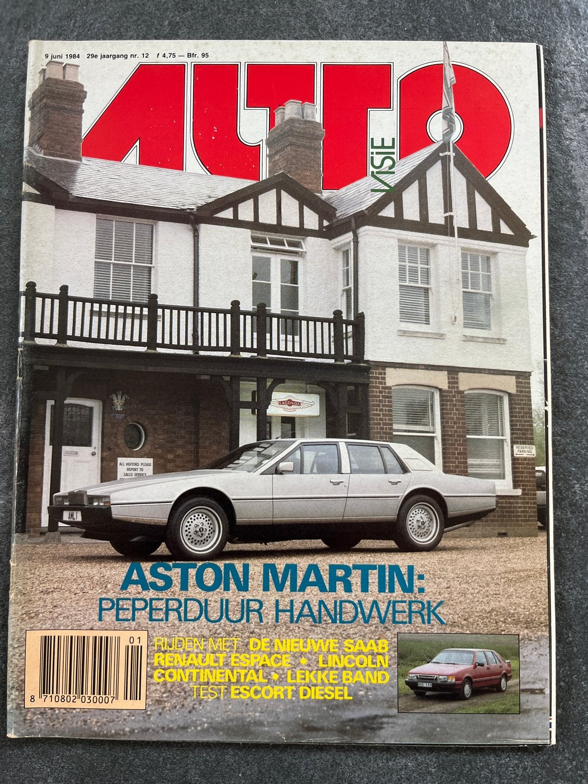 Autovisie 9 juni 1984: Aston Martin, Renault Espace, Ophalen of Verzenden, Gelezen, Algemeen
