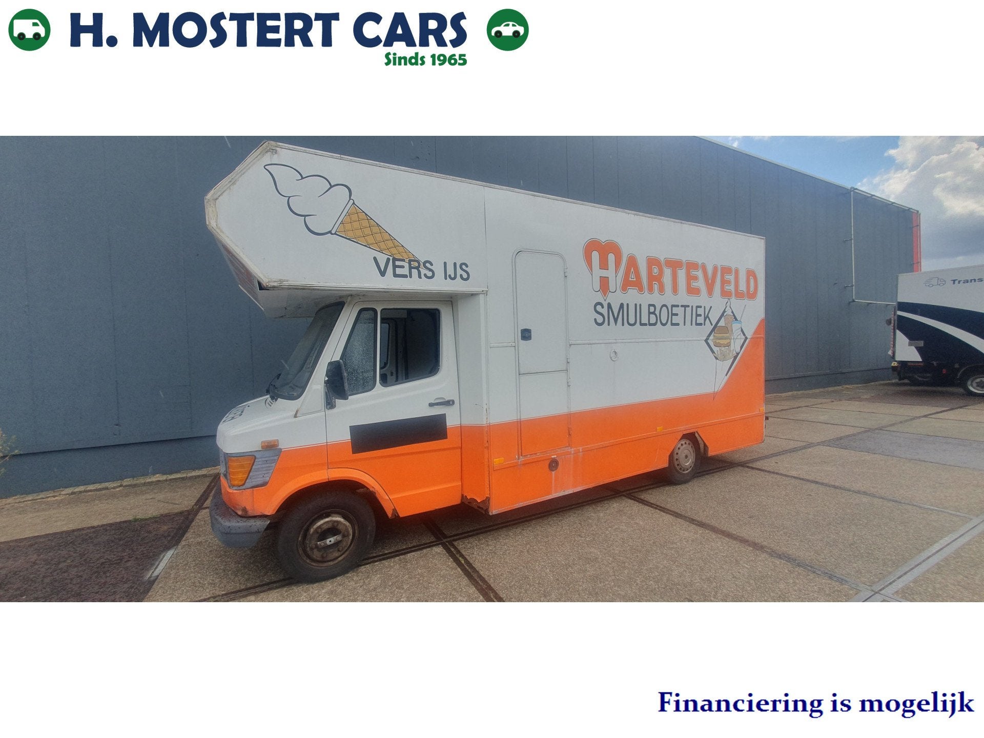 Mercedes-Benz 400-serie 409 D-I Bj.1985 DIESEL NU AFGEPRIJSD, 2680 kg, Stof, Gebruikt, Wit