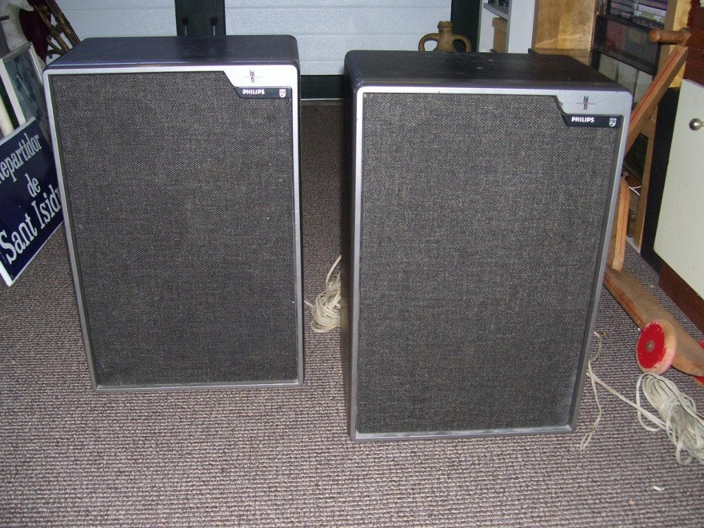 BOXEN PHILIPS, Stereo speakers, Philips, Inclusief kabels, Ophalen of Verzenden