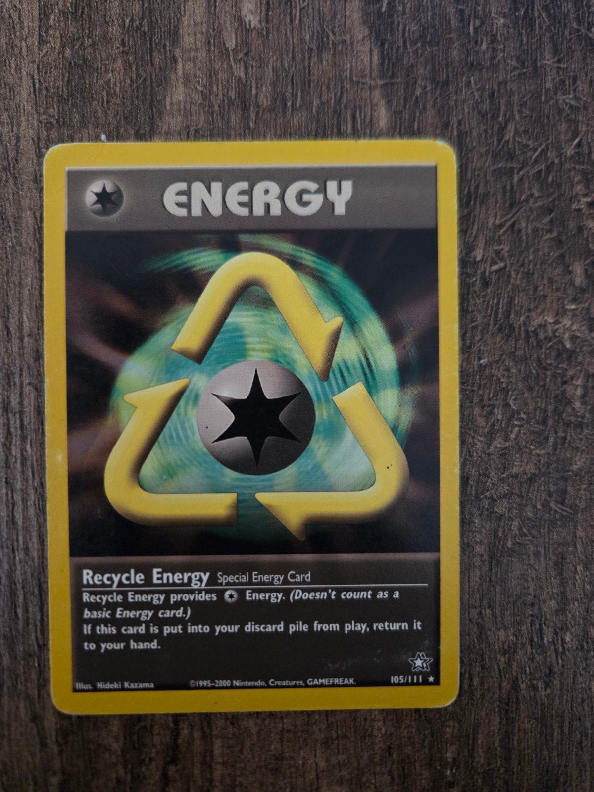 Pokémon TCG Recycle Energy Special Energy Card 105/111, Ophalen of Verzenden, Gebruikt, Losse kaart