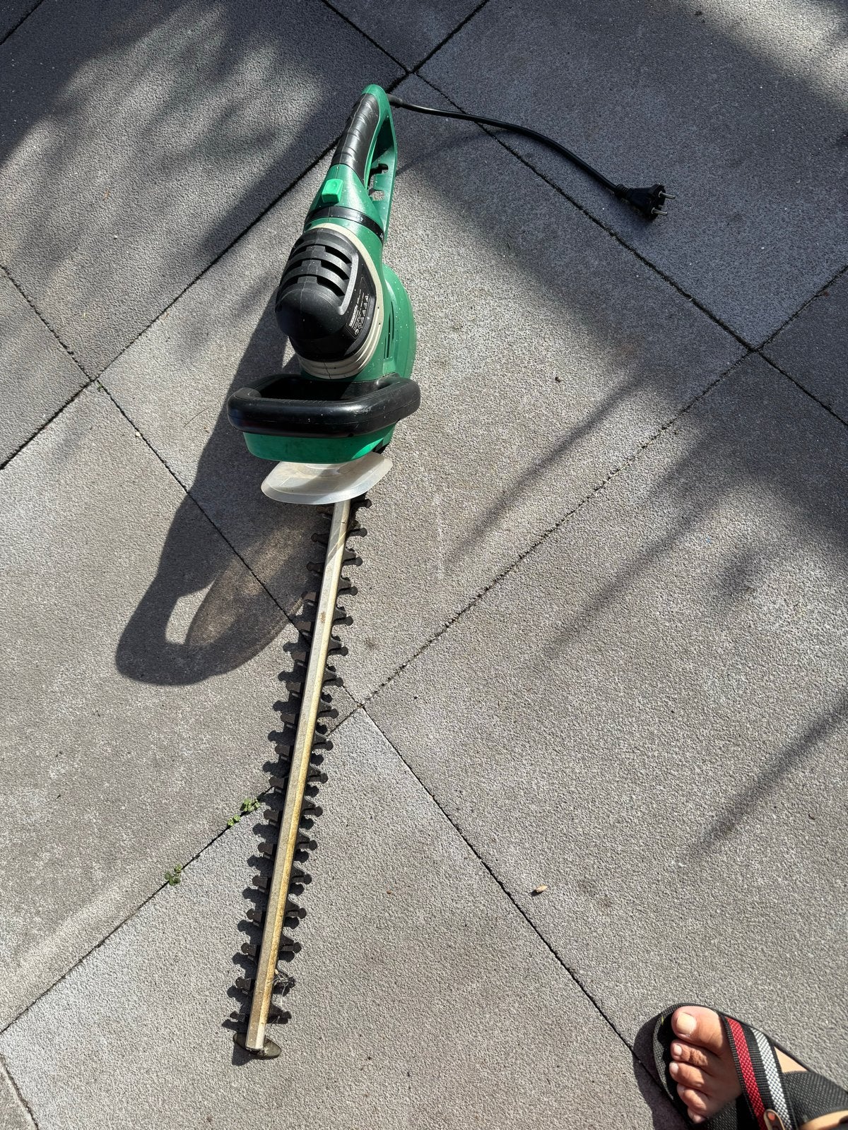 Topcraft Heggenschaar - Elektrisch, Tuin en Terras, Ophalen of Verzenden, Gebruikt, Elektrisch