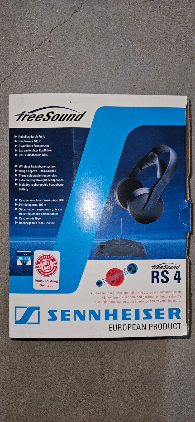 Sennheiser freeSound RS 4 Draadloze Over-ear Hoofdtelefoon