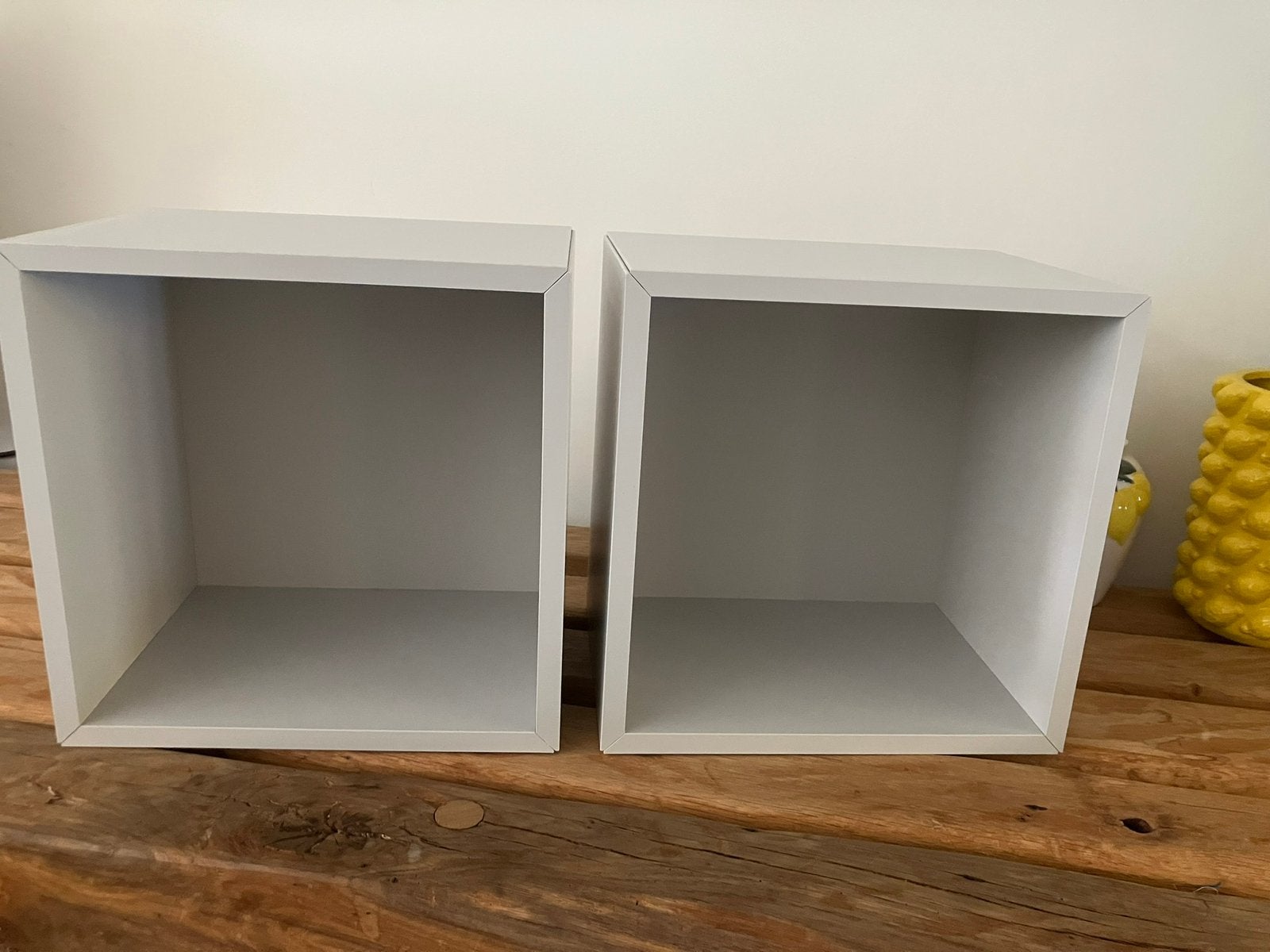 Eket kastjes ikea licht grijs, Ophalen, Zo goed als nieuw