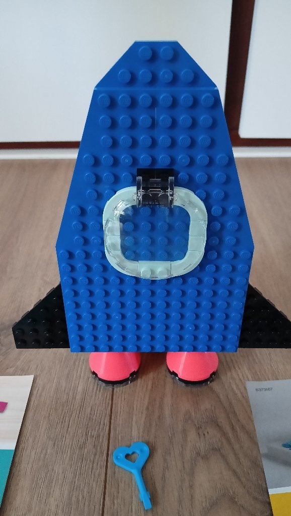 LEGO DOTS 41936 raket pennenhouder, Ophalen of Verzenden, Zo goed als nieuw, Lego