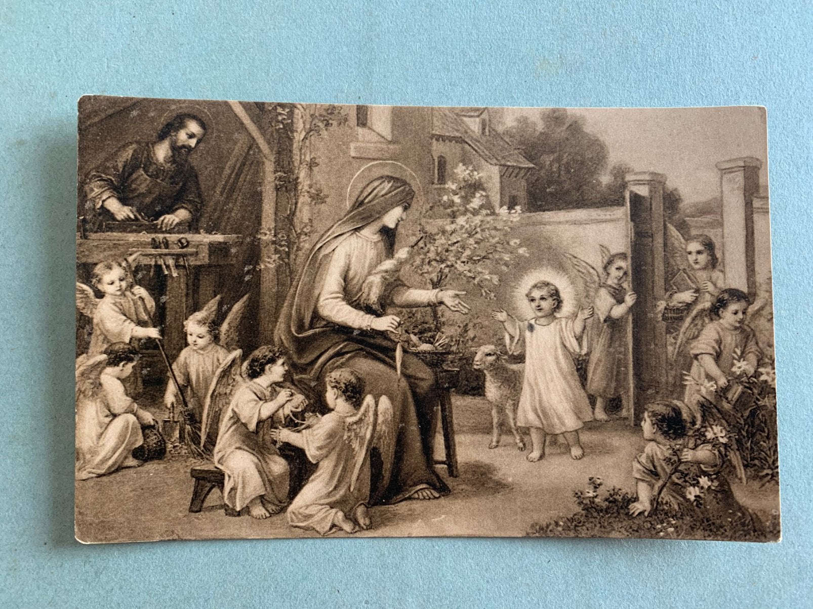 Gesegnete Weinachten! Glückliches Neues Jahr!, Ophalen of Verzenden, Voor 1920, Ongelopen, Feest(dag)