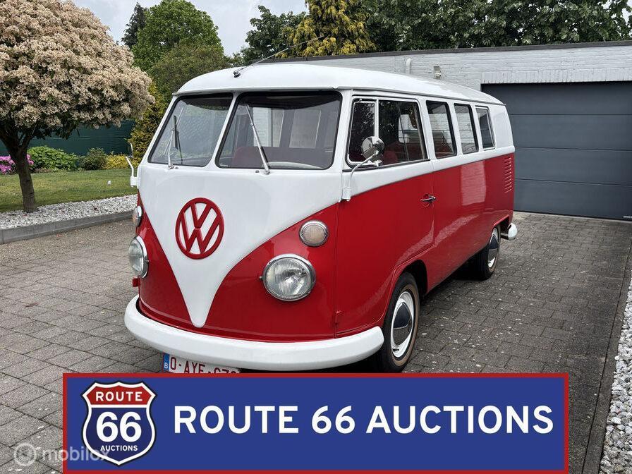 Volkswagen Type 2 T1 Bus | 1967 | Route 66 Auctions, Auto's, Overige carrosserieën, Volkswagen, Zwart, Bedrijf